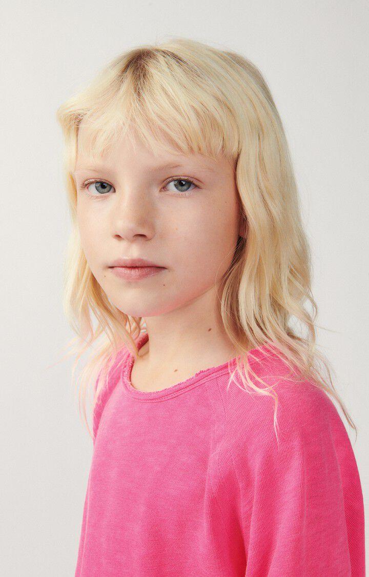 American Vintage T-shirt Enfant Sonoma - PINK ACID FLUO 46 Manches Longues Rose - H24