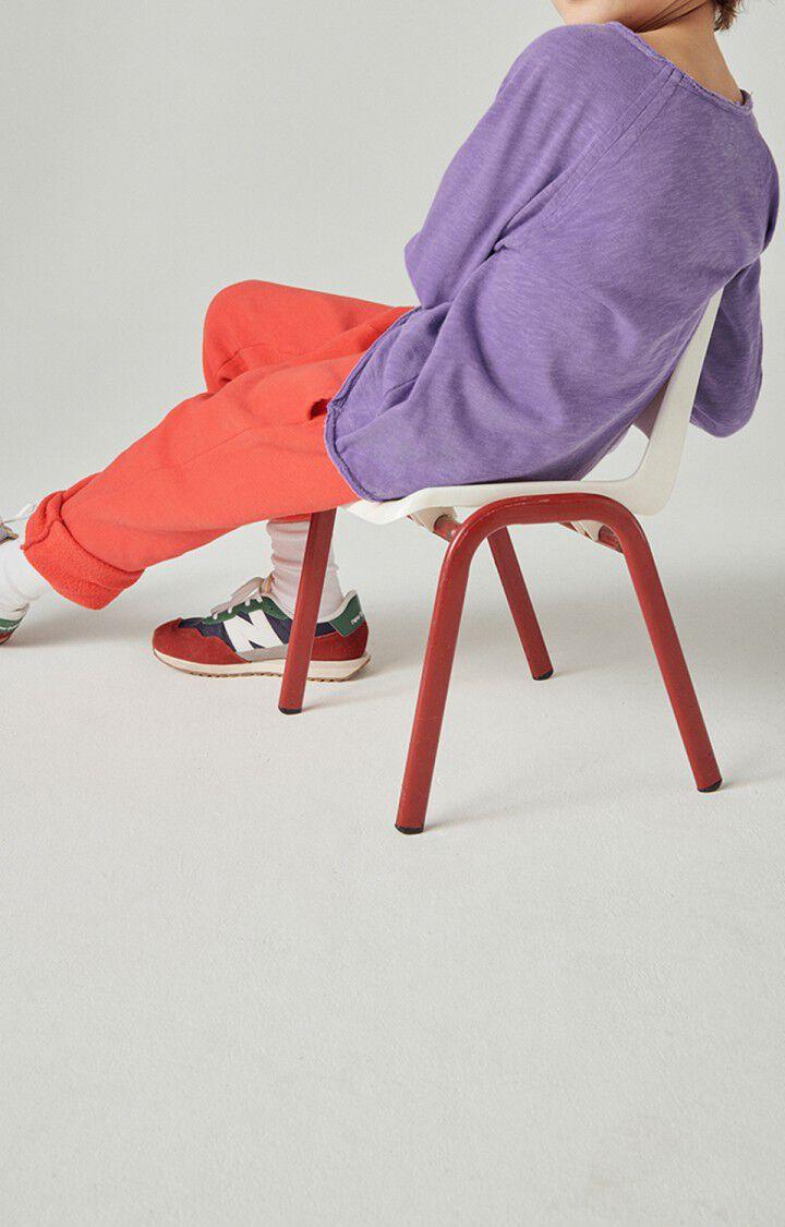 American Vintage T-shirt Enfant Sonoma - VIOLETTE VINTAGE 46 Manches Longues Violet - E23