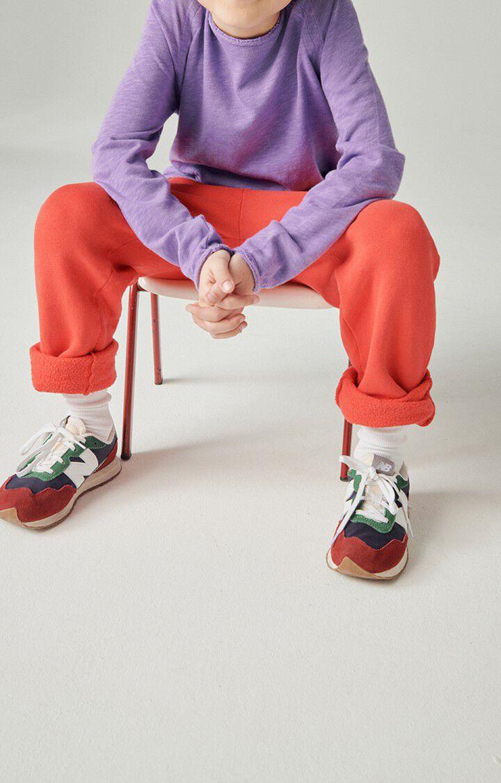 American Vintage T-shirt Enfant Sonoma - VIOLETTE VINTAGE 46 Manches Longues Violet - E23