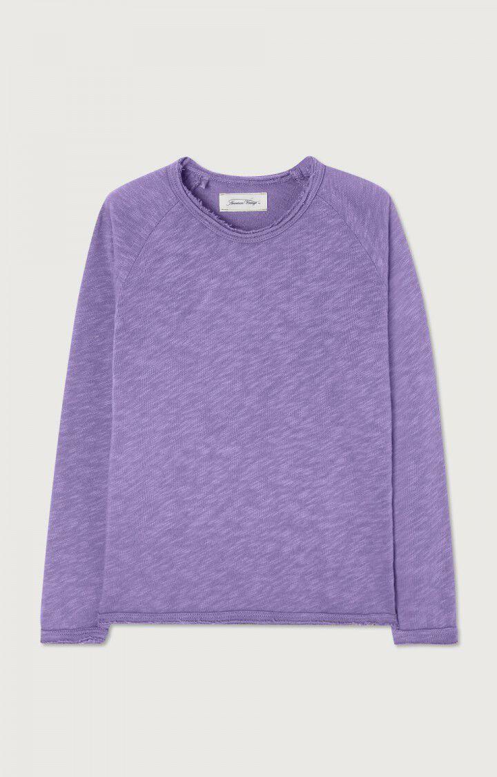 American Vintage T-shirt Enfant Sonoma - VIOLETTE VINTAGE 46 Manches Longues Violet - E23