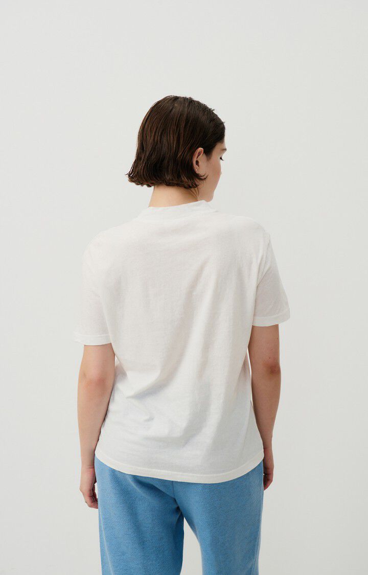 American Vintage T-shirt Femme Aksun - BLANC 17 Manches Courtes Blanc - H24