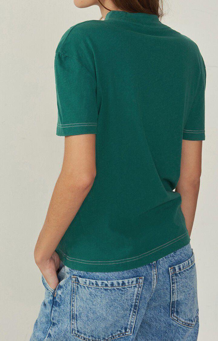 American Vintage T-shirt Femme Aksun - EPINARD 17 Manches Courtes Vert - H22