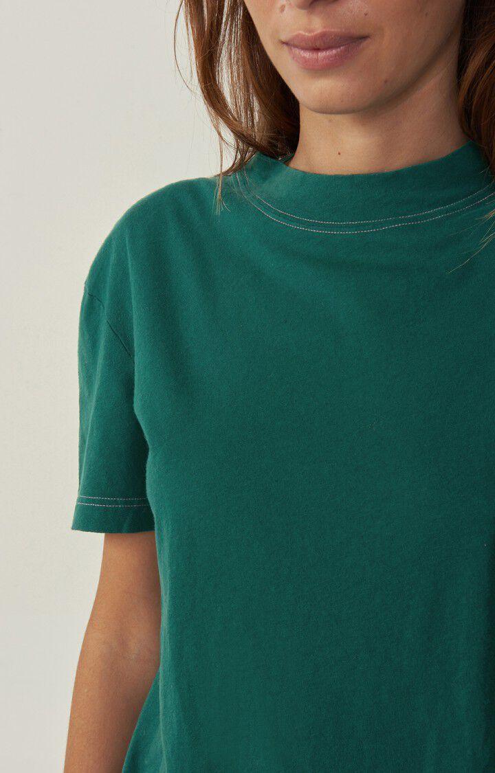 American Vintage T-shirt Femme Aksun - EPINARD 17 Manches Courtes Vert - H22