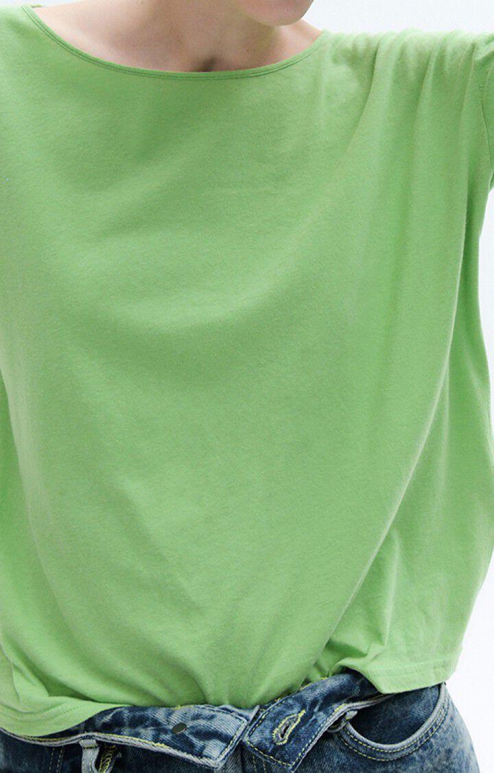 american vintage T-shirt femme Aksun - OPALINE 53 Manches longues Vert - E23