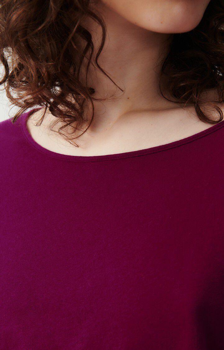 American Vintage T-shirt Femme Aksun - RAISIN VINTAGE 53 Manches Longues Violet - E24