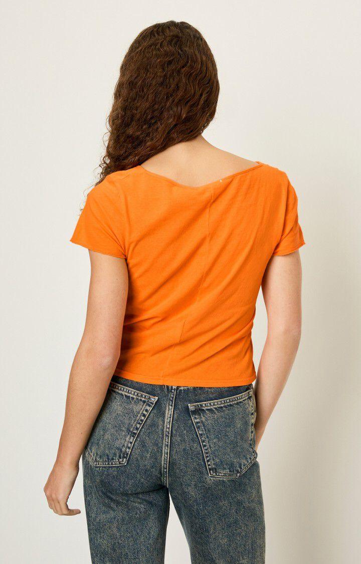 American Vintage T-shirt Femme Aksun - VITAMINES 15 Manches Courtes Orange - H23