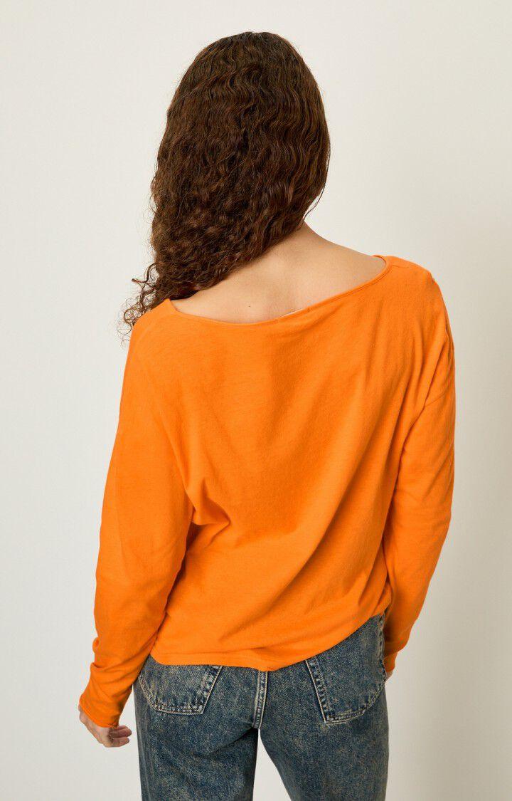 American Vintage T-shirt Femme Aksun - VITAMINES 53 Manches Longues Orange - H23