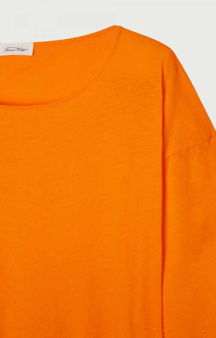 American Vintage T-shirt Femme Aksun - VITAMINES Orange - E23B