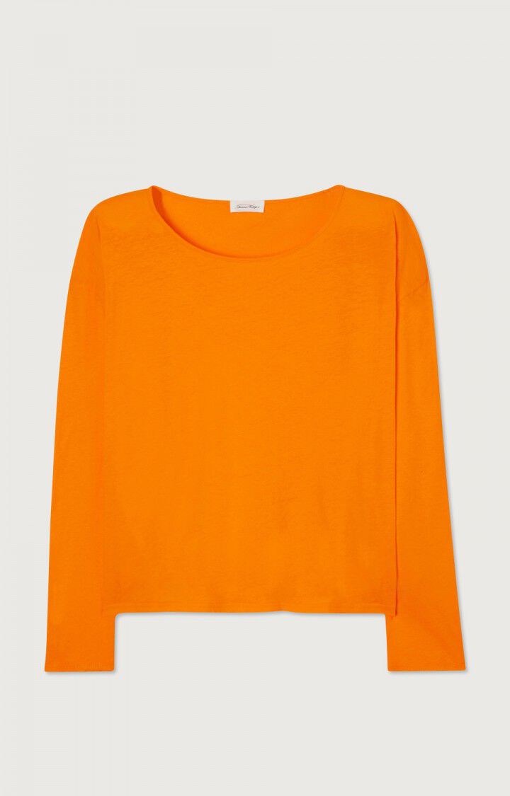 american vintage T-shirt femme Aksun - VITAMINES Orange - E23B