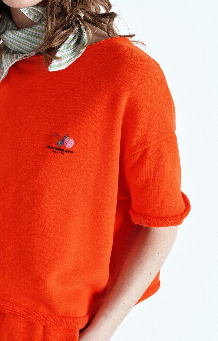 American Vintage T-shirt Femme Atubay - GASPACHO 17 Manches Courtes Rouge - E25