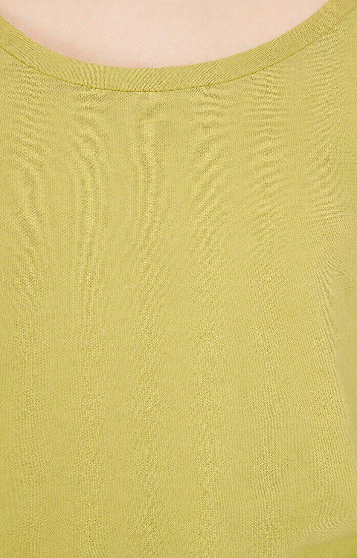 American Vintage T-shirt Femme Bipcat - ANIS Vert - H19