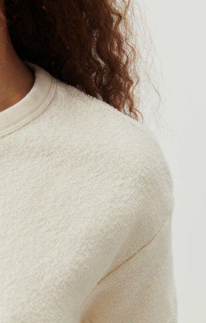 American Vintage T-shirt Femme Bobypark - ECRU 13 Manches Courtes Beige - E25