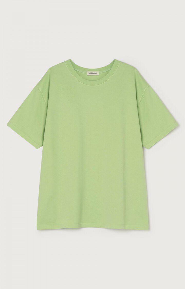 american vintage T-shirt femme Fizvalley - AMANDE VINTAGE Manches courtes Vert - E22B