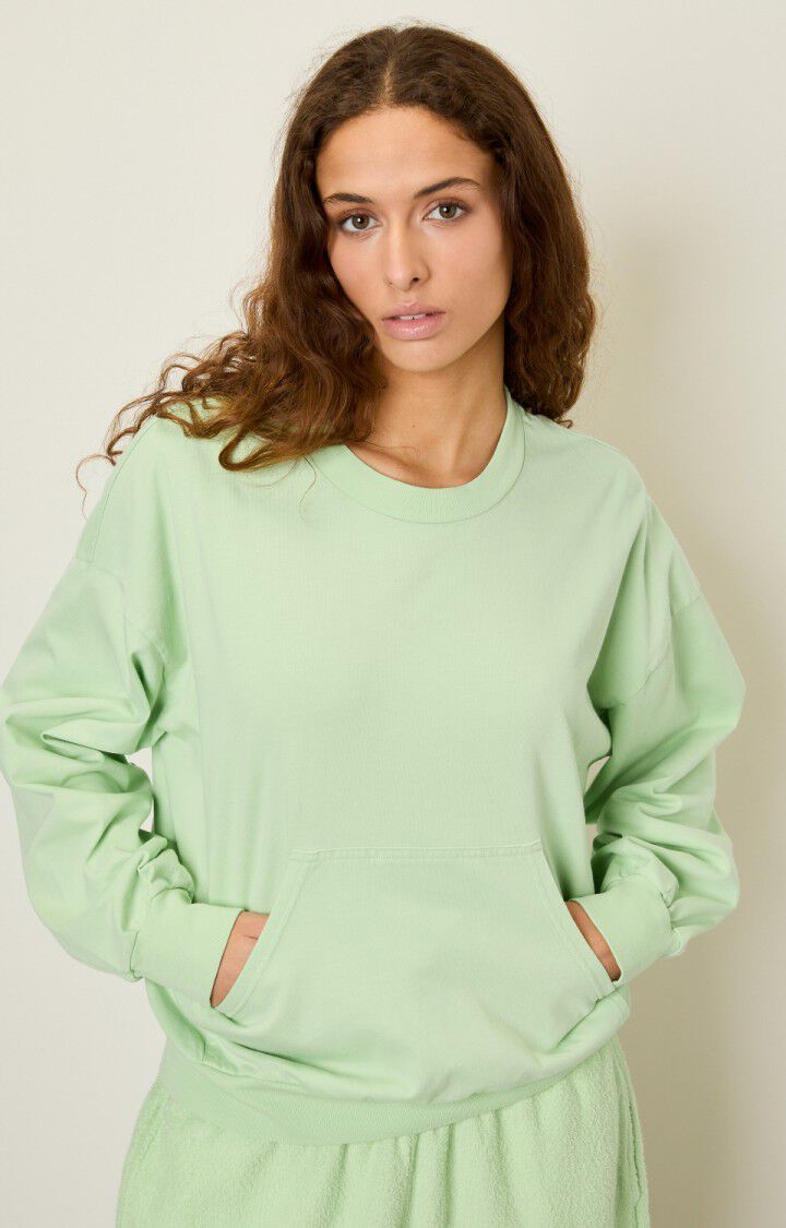 american vintage T-shirt femme Fizvalley - AMANDE VINTAGE Vert - E22