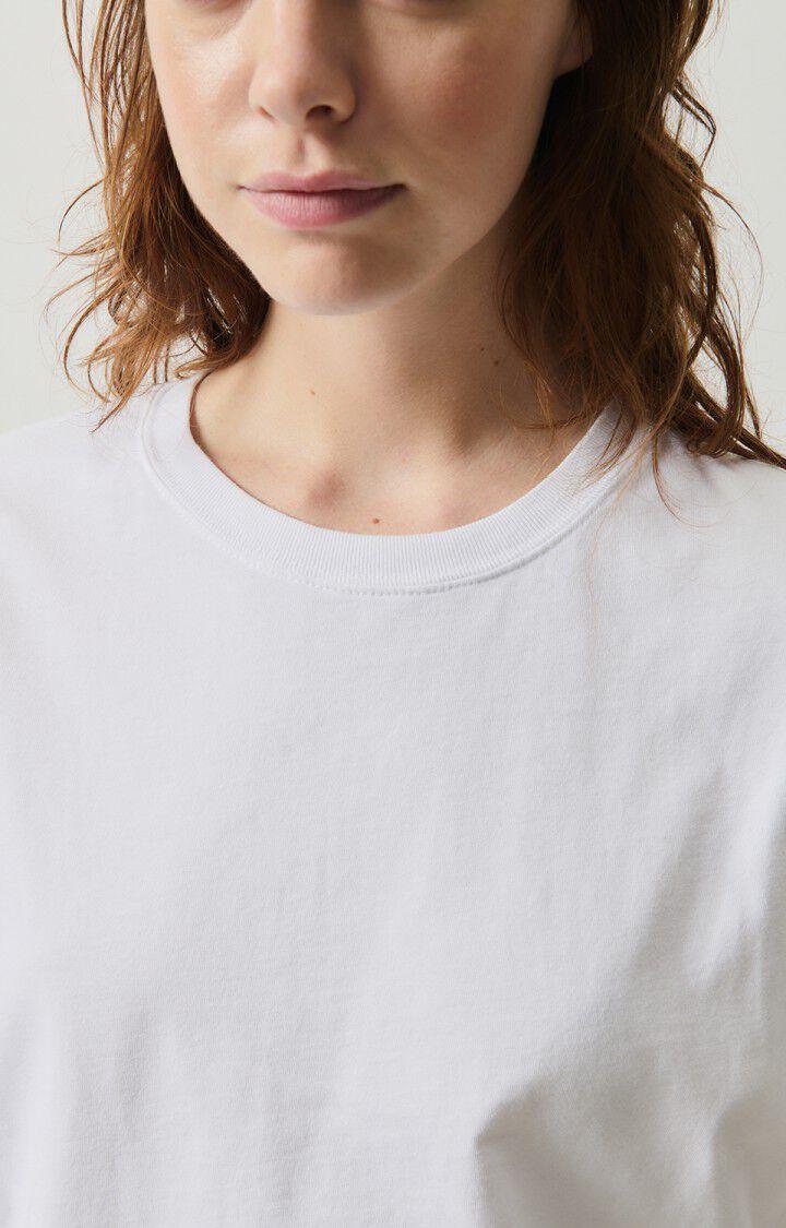 American Vintage T-shirt Femme Fizvalley - BLANC 19 Manches Courtes Blanc - E25