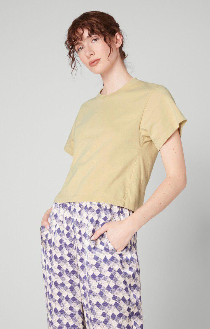 american vintage T-shirt femme Fizvalley - CEREALE VINTAGE Beige - E22