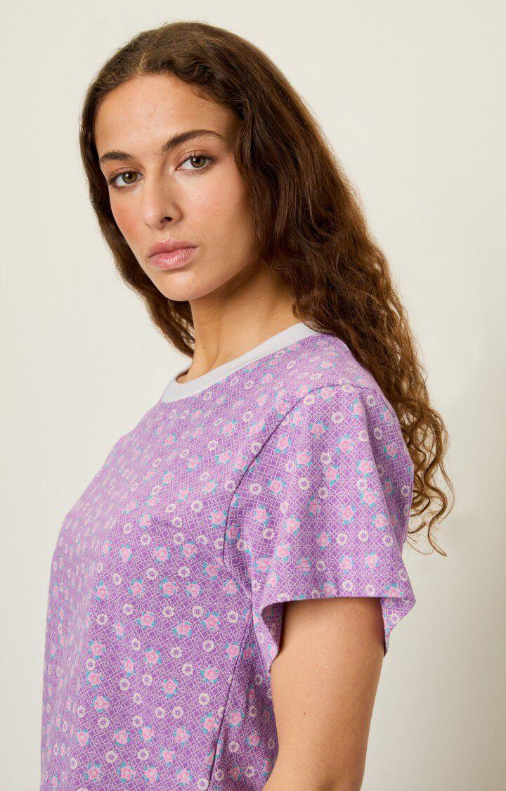 American Vintage T-shirt Femme Fizvalley - TESS Violet - E22