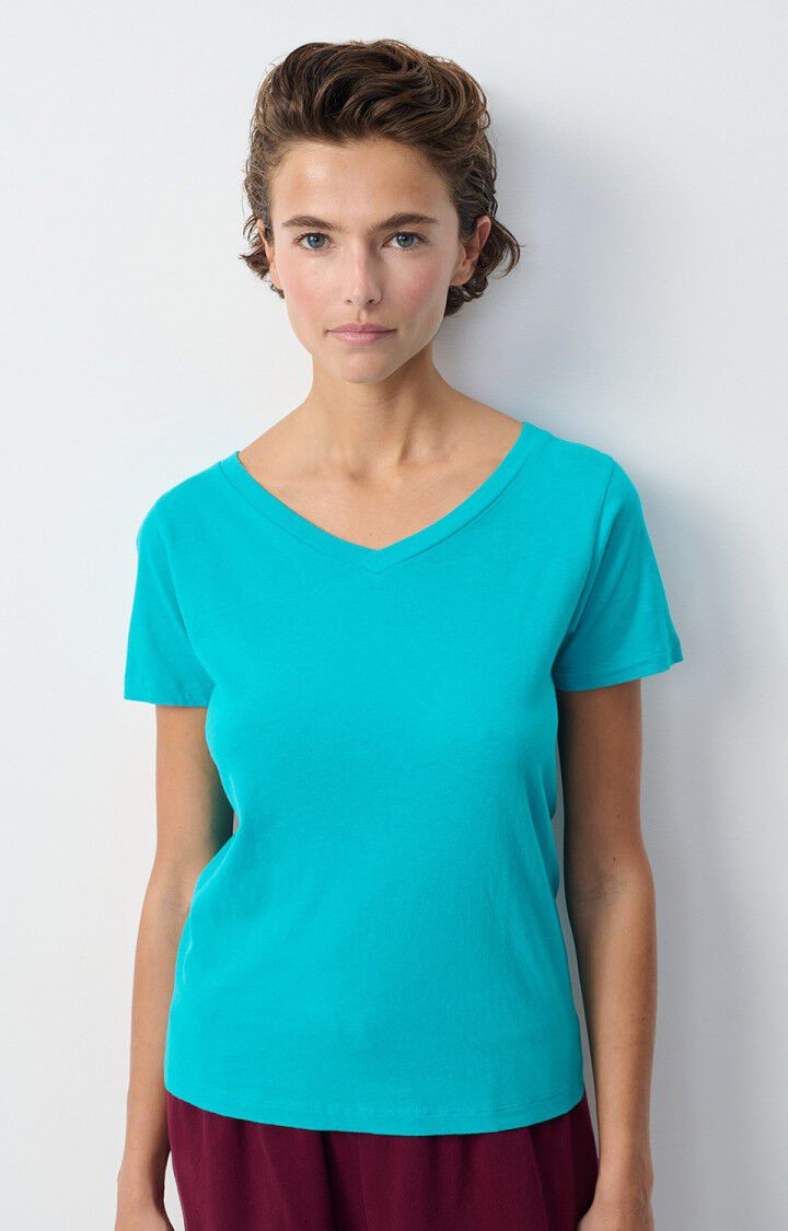 american vintage T-shirt femme Gamipy - AQUATIQUE 16 Manches courtes Bleu - H24