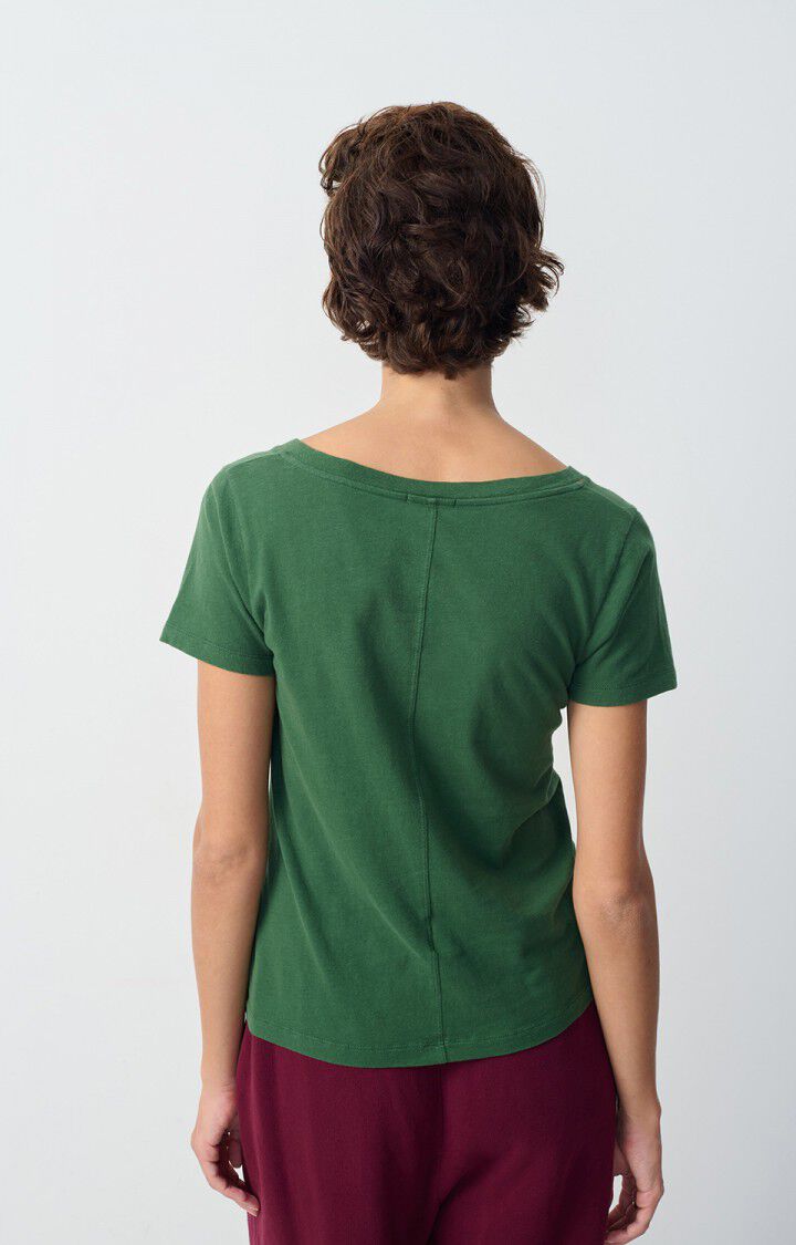 American Vintage T-shirt Femme Gamipy - BASILIC 16 Manches Courtes Vert - H24