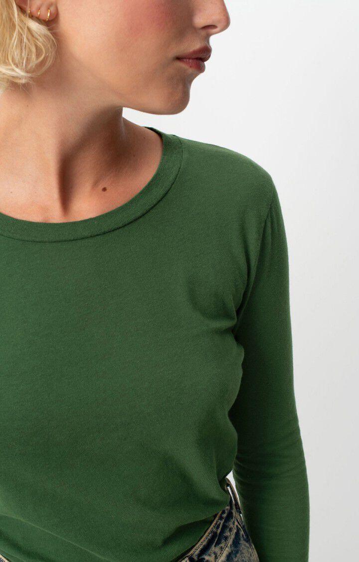 American Vintage T-shirt Femme Gamipy - BASILIC 63 Manches Longues Vert - H24