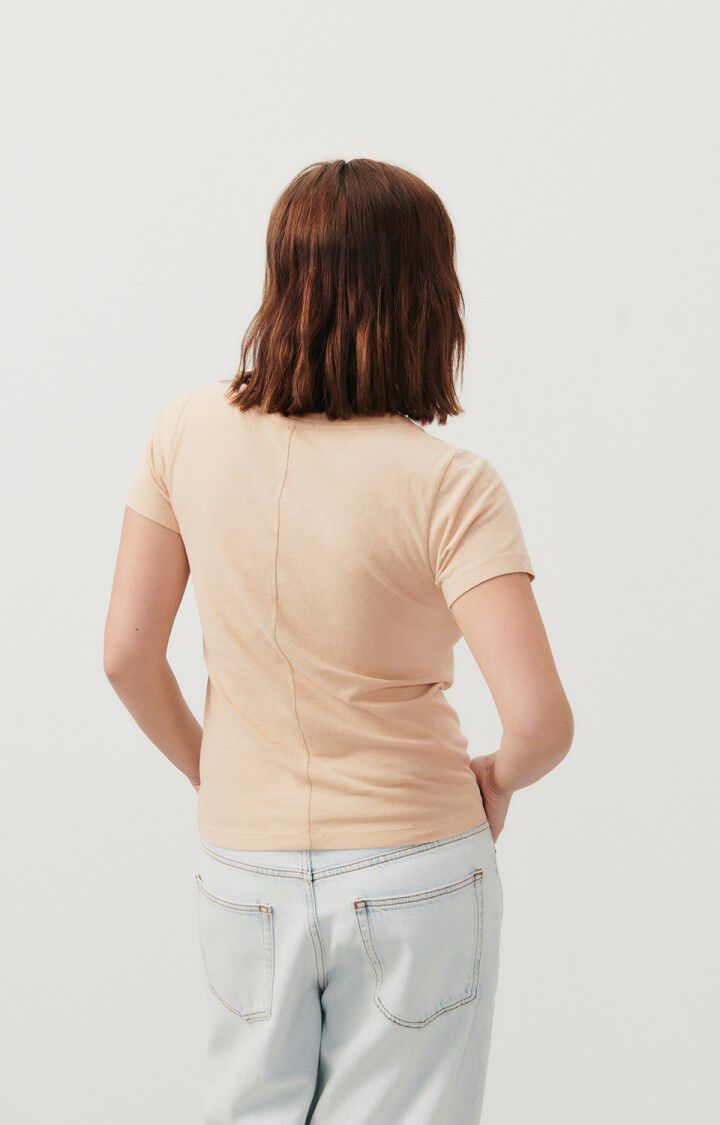 American Vintage T-shirt Femme Gamipy - DESERT 16 Manches Courtes Beige - E24