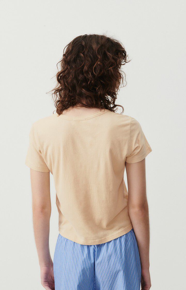 American Vintage T-shirt Femme Gamipy - DESERT 17 Manches Courtes Beige - E24