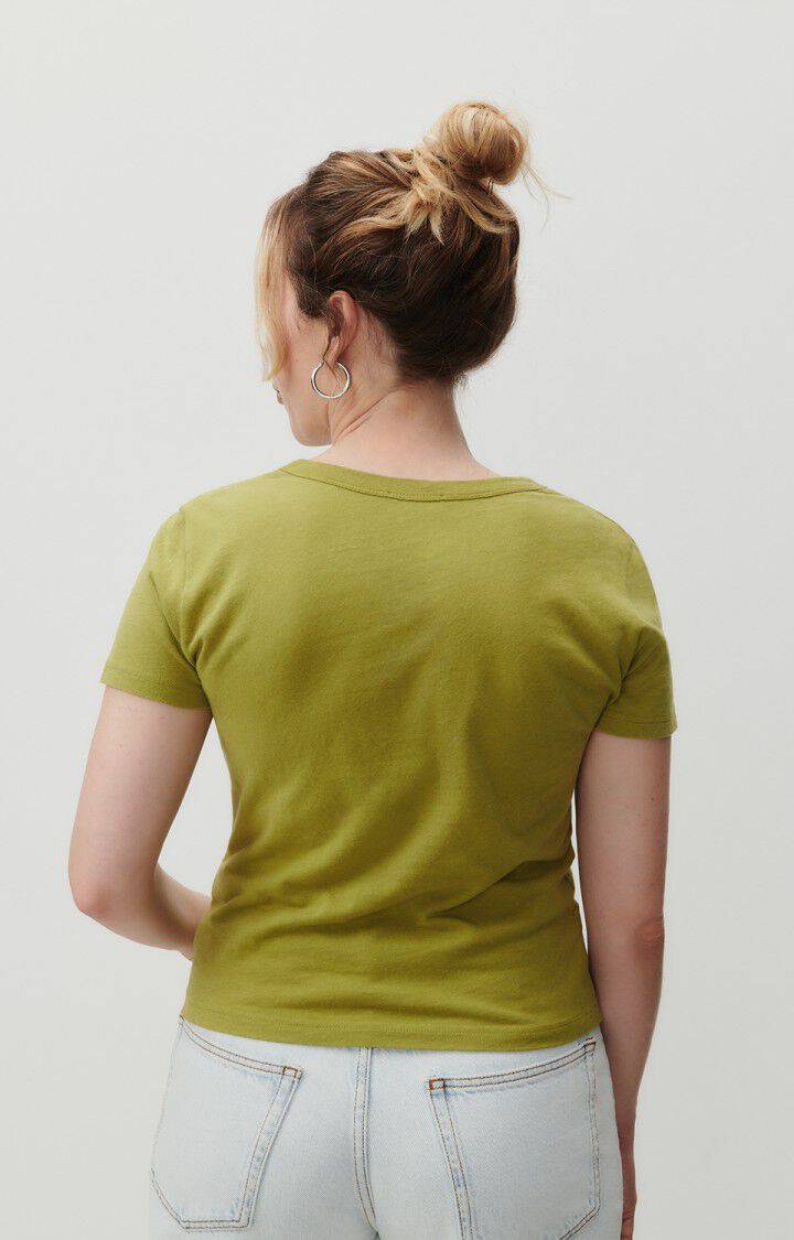 American Vintage T-shirt Femme Gamipy - MARAIS 17 Manches Courtes Vert - H23