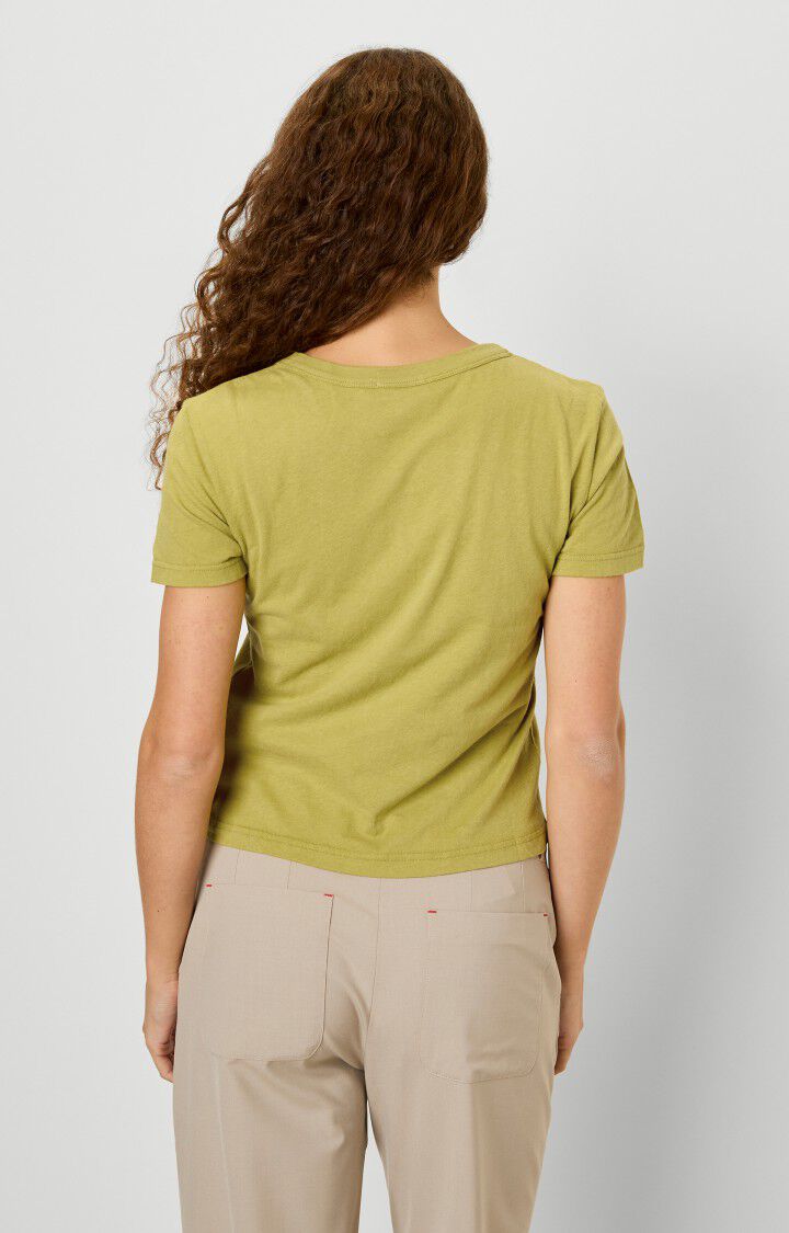 American Vintage T-shirt Femme Gamipy - MARAIS Vert - E23B