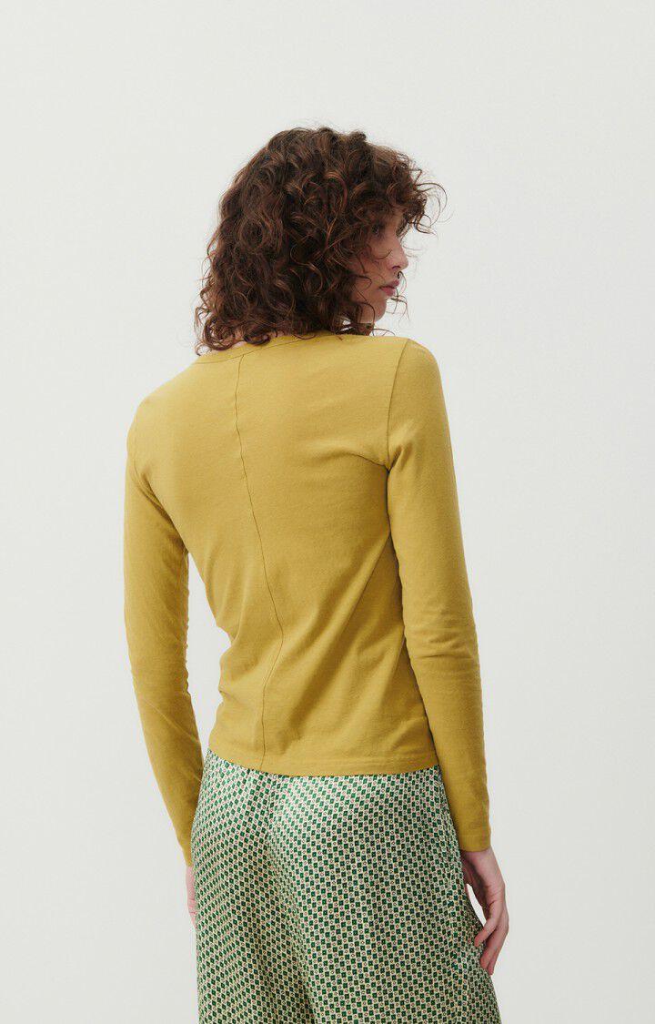 American Vintage T-shirt Femme Gamipy - MORDORE 62 Manches Longues Marron - E24