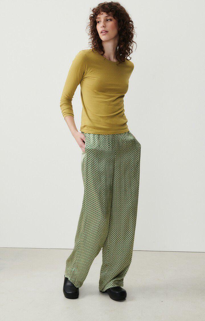 american vintage T-shirt femme Gamipy - MORDORE 62 Manches longues Marron - E24