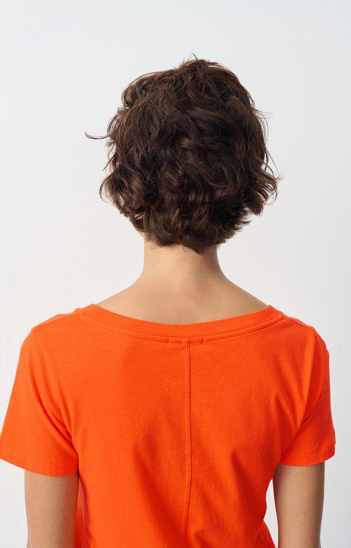 American Vintage T-shirt Femme Gamipy - ORANGE 16 Manches Courtes Orange - H24