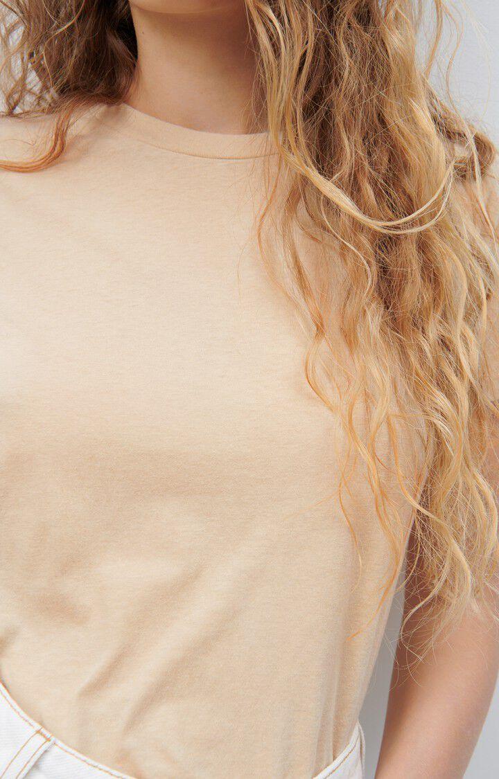 American Vintage T-shirt Femme Gamipy - SABLE 16 Manches Courtes Beige - H24