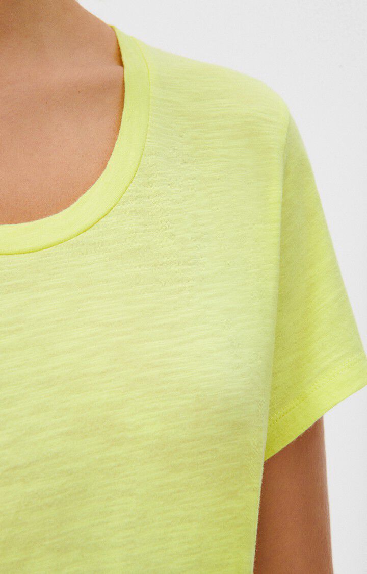 American Vintage T-shirt Femme Jacksonville - ACIDULE VINTAGE Manches Courtes Jaune - E21
