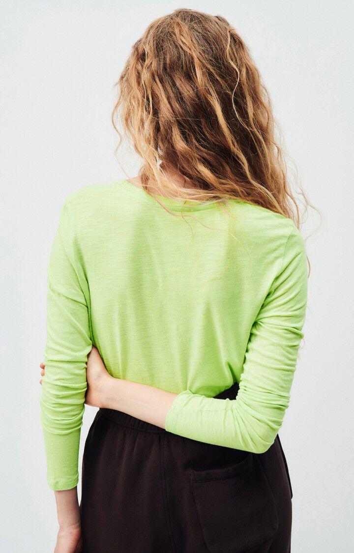 American Vintage T-shirt Femme Jacksonville - AMANDE VINTAGE 65 Manches Longues Vert - H24