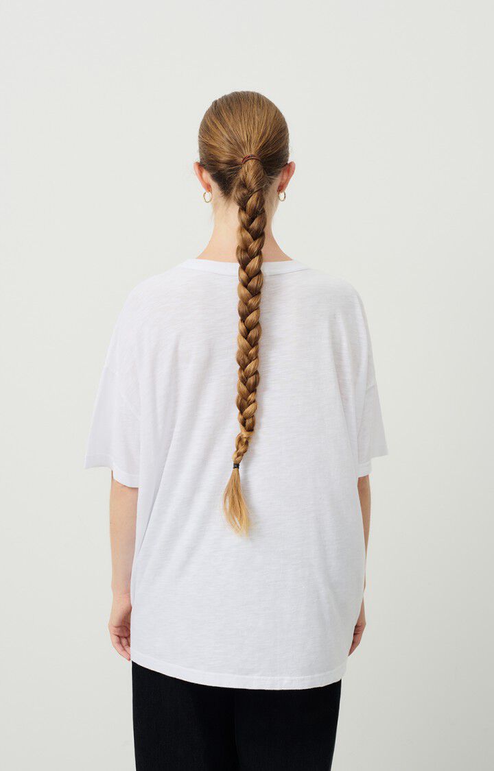 American Vintage T-shirt Femme Jacksonville - BLANC 17 Manches Courtes Blanc - E25