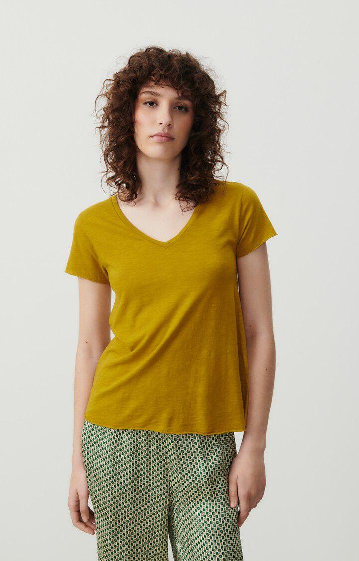 american vintage T-shirt femme Jacksonville - BRONZE VINTAGE 15 Manches courtes Jaune - E24