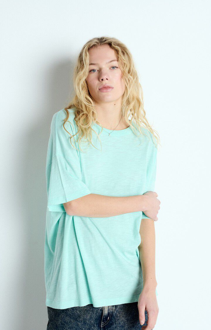 american vintage T-shirt femme Jacksonville - CONCOMBRE VINTAGE 17 Manches courtes Bleu - E25