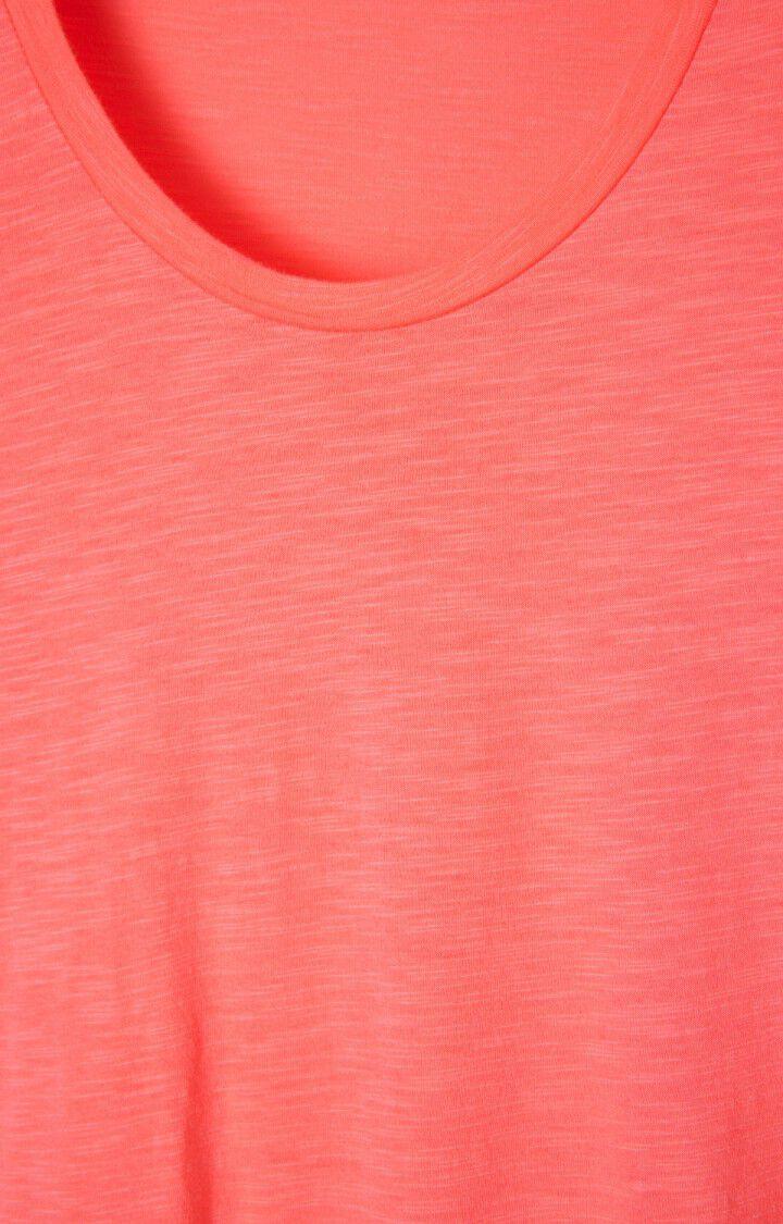 American Vintage T-shirt Femme Jacksonville - DAHLIA VINTAGE 65 Manches Longues Rose - E24B