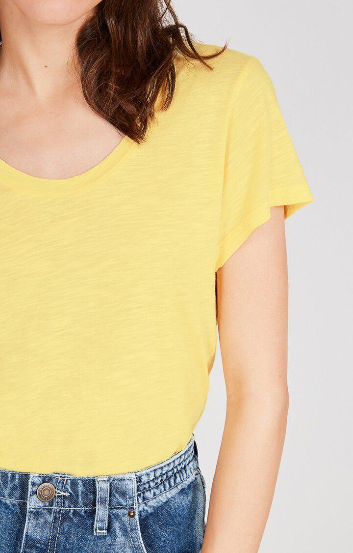 American Vintage T-shirt Femme Jacksonville - GENET Jaune - E20