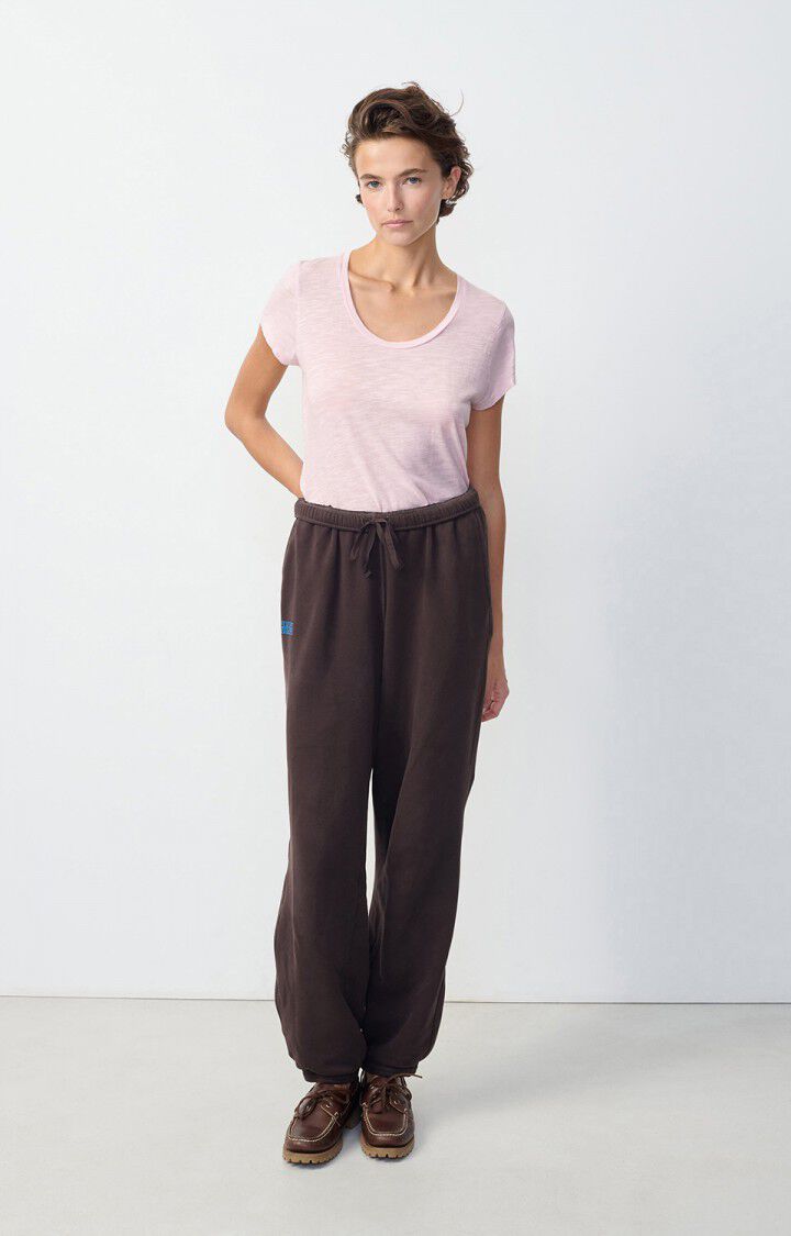 American Vintage T-shirt Femme Jacksonville - GUIMAUVE VINTAGE 15 Manches Courtes Rose - E25