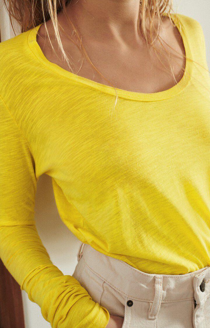 American Vintage T-shirt Femme Jacksonville - JONQUILLE VINTAGE Jaune - E22