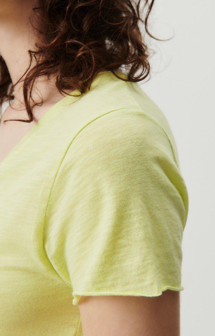American Vintage T-shirt Femme Jacksonville - LIME VINTAGE 15 Manches Courtes Jaune - E24