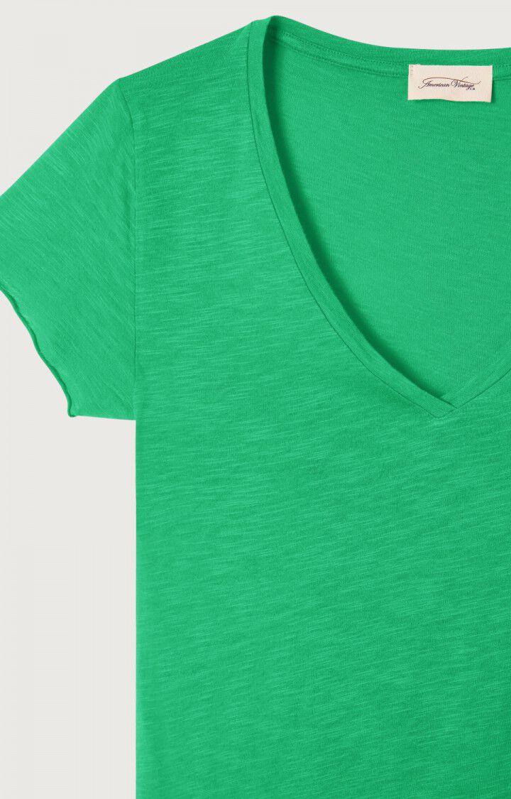 American Vintage T-shirt Femme Jacksonville - MENTHOL VINTAGE 15 Manches Courtes Vert - E23B