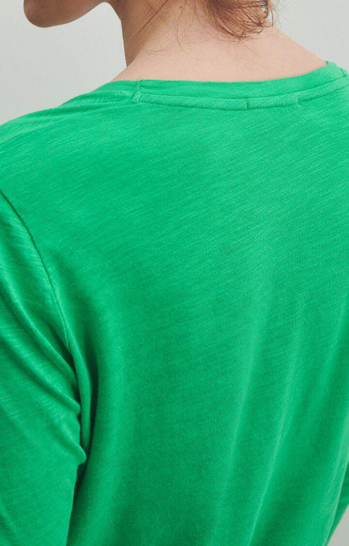 American Vintage T-shirt Femme Jacksonville - MENTHOL VINTAGE 65 Manches Longues Vert - E23