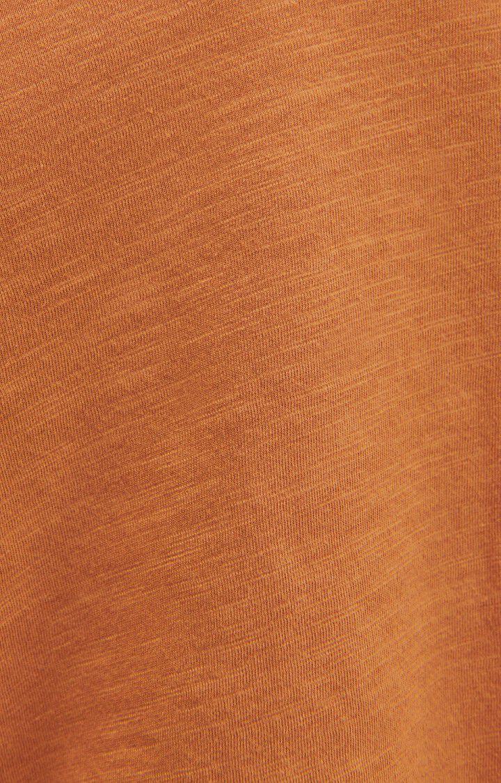 American Vintage T-shirt Femme Jacksonville - NOISETTE VINTAGE 68 Manches Longues Marron - E23