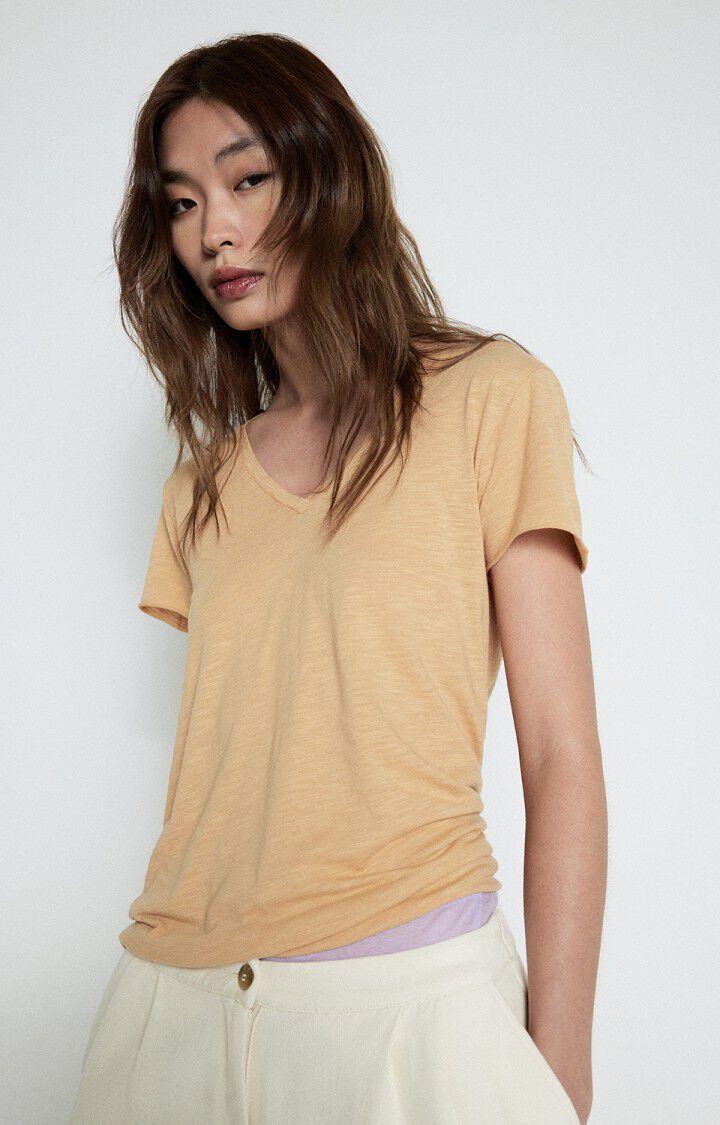 american vintage T-shirt femme Jacksonville - NOISETTINE VINTAGE 15 Manches courtes Marron - E25