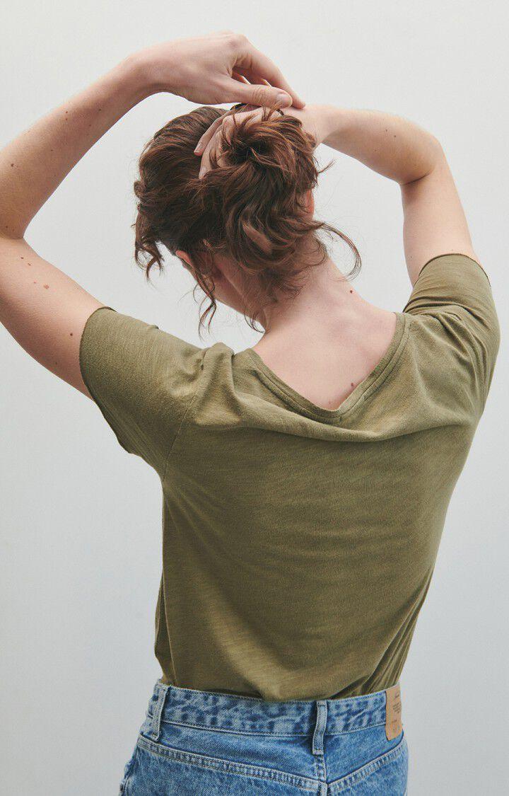 American Vintage T-shirt Femme Jacksonville - OLIVE VINTAGE 15 Manches Courtes Vert - H22B