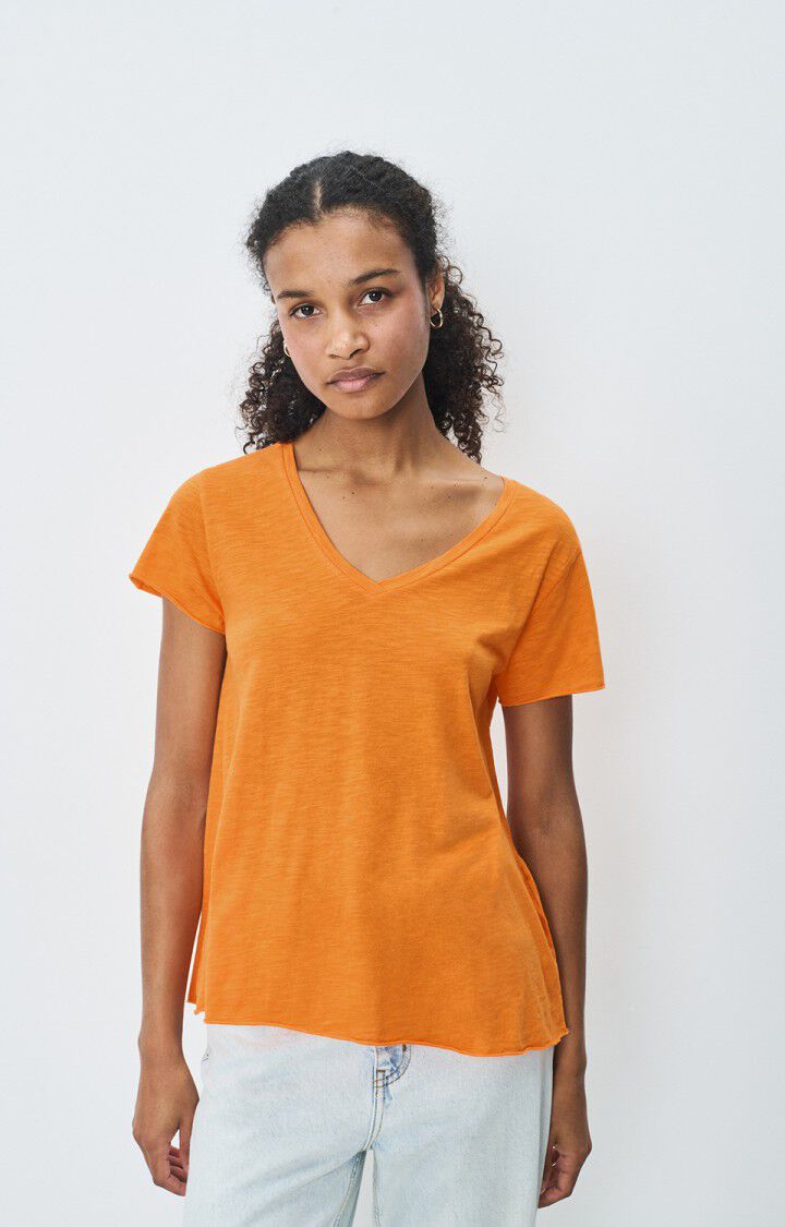 american vintage T-shirt femme Jacksonville - ORANGEADE VINTAGE 15 Manches courtes Orange - E25