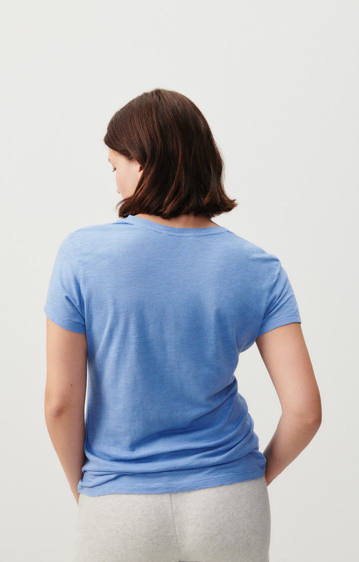 American Vintage T-shirt Femme Jacksonville - PACIFIQUE VINTAGE 15 Manches Courtes Bleu - E24