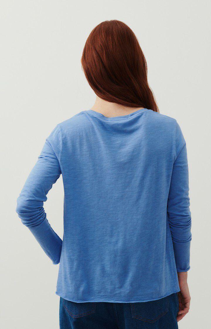 American Vintage T-shirt Femme Jacksonville - PACIFIQUE VINTAGE 48 Manches Longues Bleu - E24